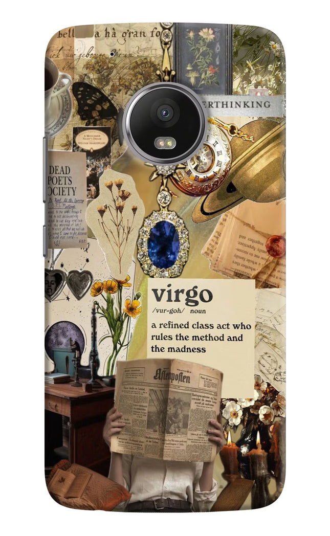 Virgo Zodiac Moto G5 plus Hard Case Back Cover by Casekaro
