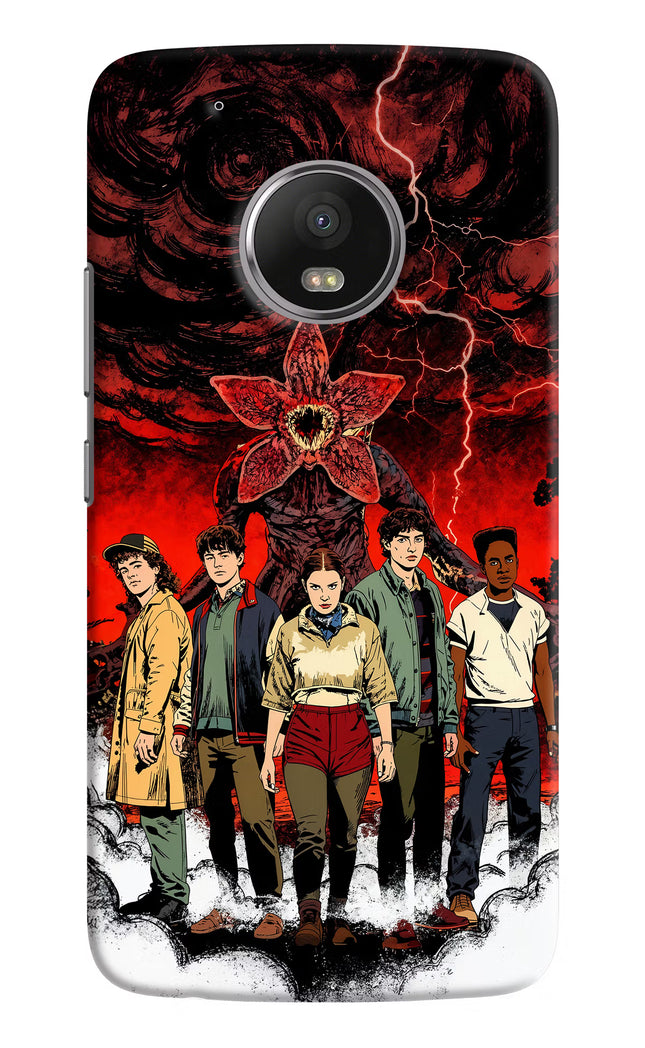 Ordinary Things Characters Moto G5 plus Hard Case Back Cover by Casekaro