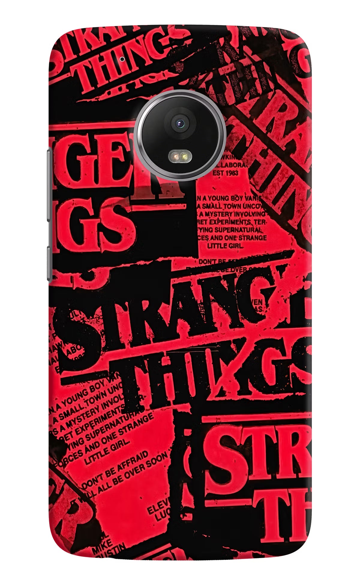 Ordinary Things Moto G5 plus Hard Case Back Cover by Casekaro