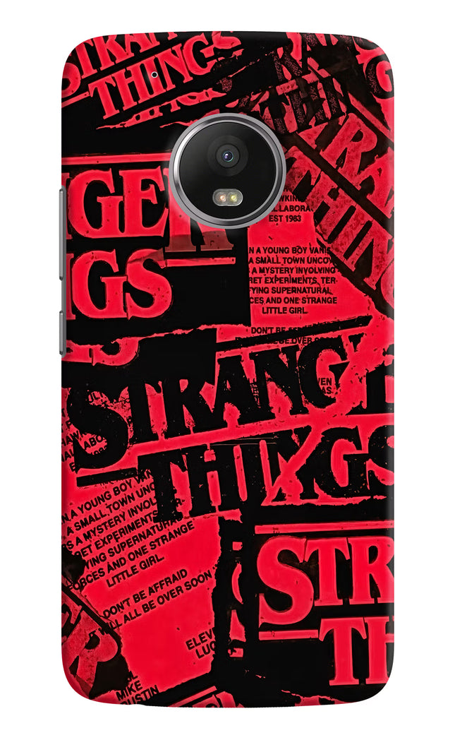 Ordinary Things Moto G5 plus Hard Case Back Cover by Casekaro