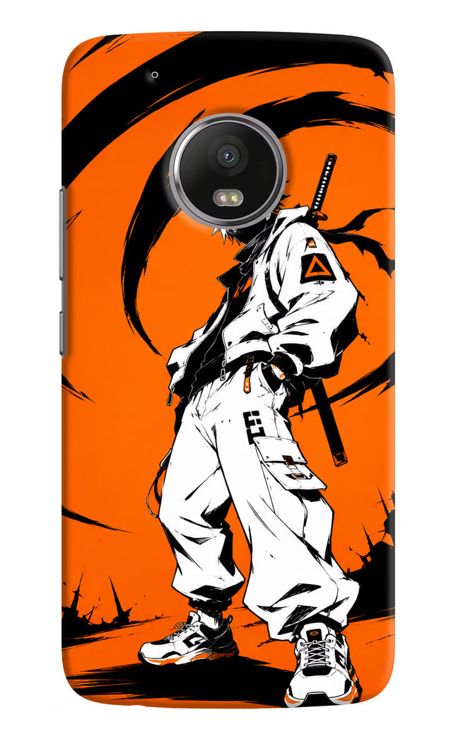Street Samurai  Moto G5 plus Hard Case Back Cover by Casekaro