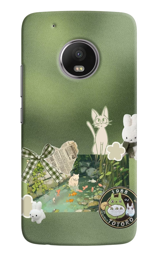 Aesthetic anime Moto G5 plus Hard Case Back Cover by Casekaro
