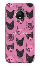 Pink Cats Moto G5 plus Hard Case Back Cover by Casekaro