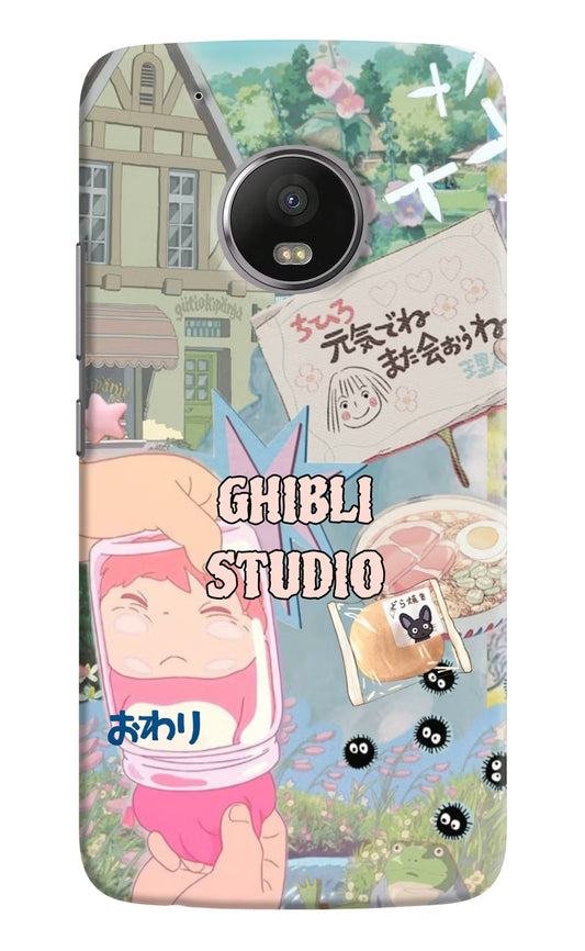 Studio Ghibli Moto G5 plus Hard Case Back Cover by Casekaro