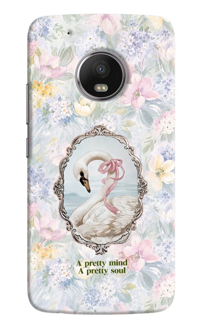 Pretty Mind Pretty Soul Moto G5 plus Hard Case Back Cover by Casekaro