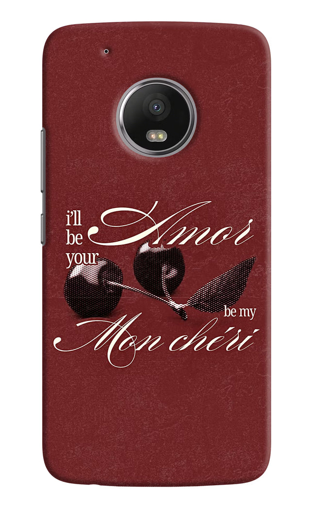 Velvet Cherry Moto G5 plus Hard Case Back Cover by Casekaro