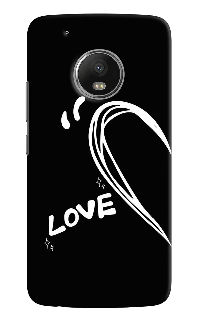 Love Line Moto G5 plus Hard Case Back Cover by Casekaro
