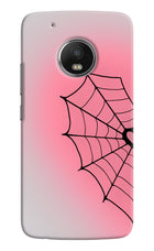 Pink Web Moto G5 plus Hard Case Back Cover by Casekaro