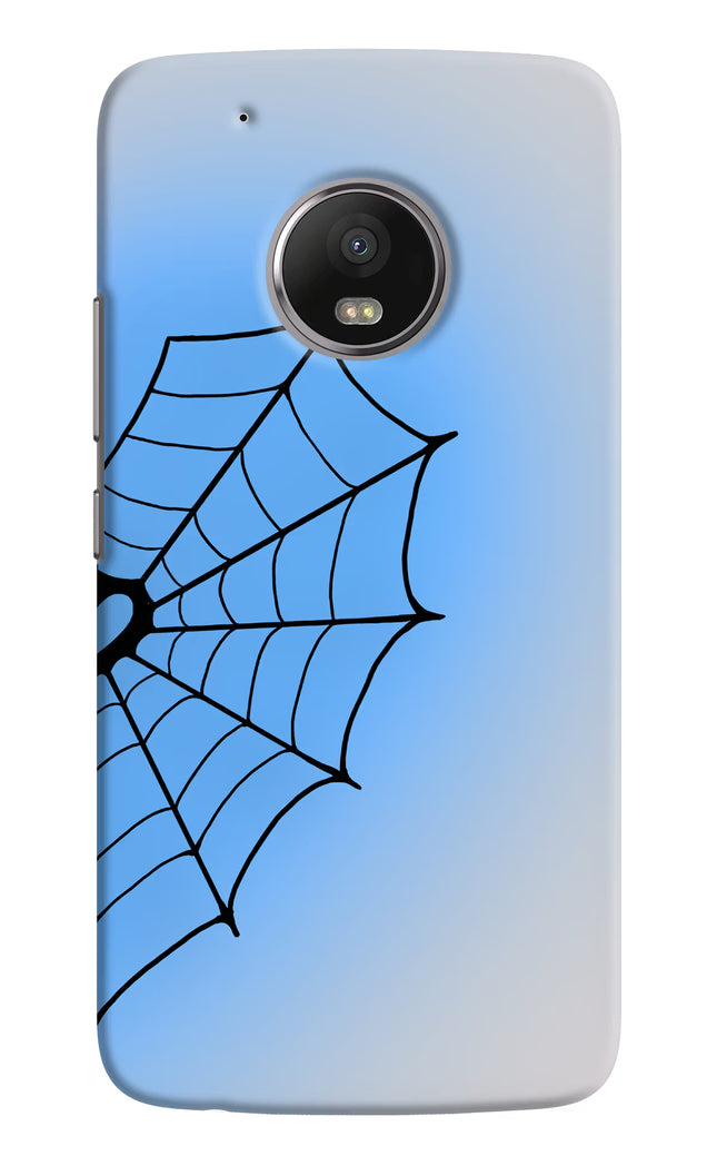 Blue Web Moto G5 plus Hard Case Back Cover by Casekaro