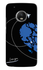 Love Orbit Moto G5 plus Hard Case Back Cover by Casekaro