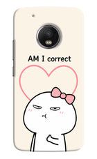 Always Right Moto G5 plus Hard Case Back Cover by Casekaro