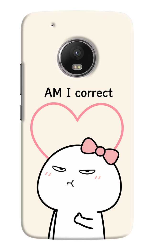 Always Right Moto G5 plus Hard Case Back Cover by Casekaro