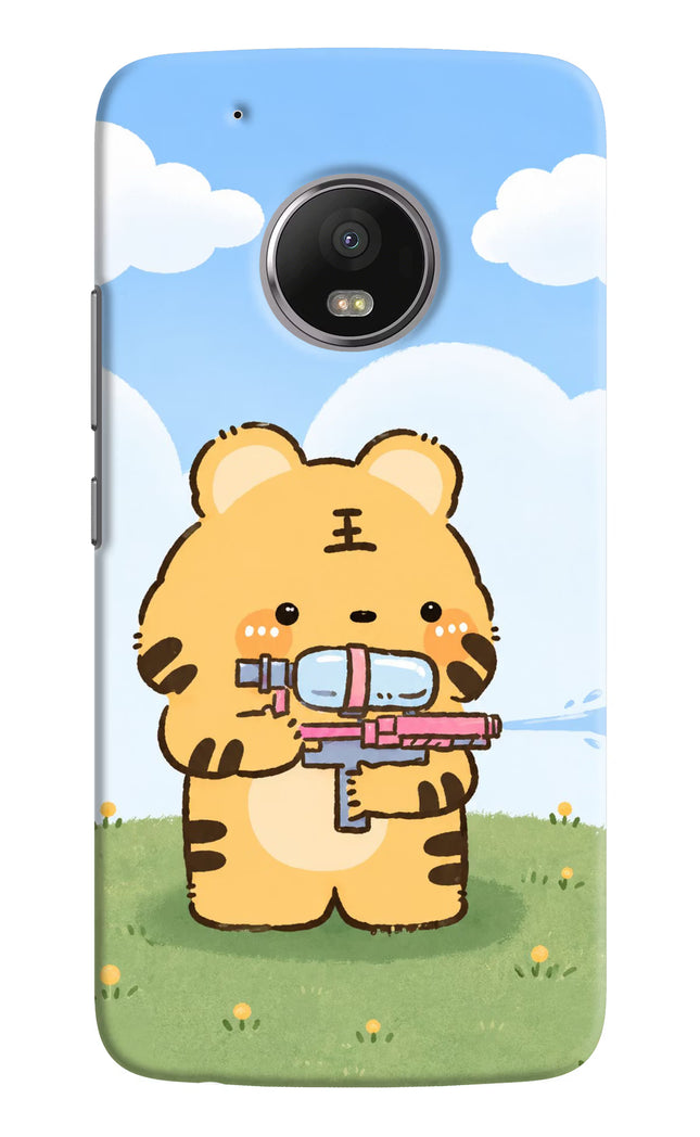 Tiger Treat Moto G5 plus Hard Case Back Cover by Casekaro