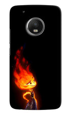 Ember Flame Moto G5 plus Hard Case Back Cover by Casekaro