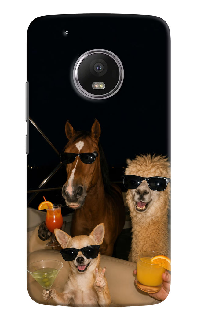 Party Squad Moto G5 plus Hard Case Back Cover by Casekaro