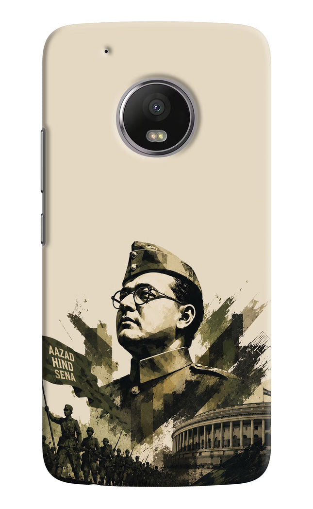 Netaji Rising Moto G5 plus Hard Case Back Cover by Casekaro