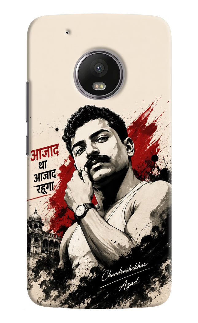 Chandrashekhar Azad Fearless Moto G5 plus Hard Case Back Cover by Casekaro