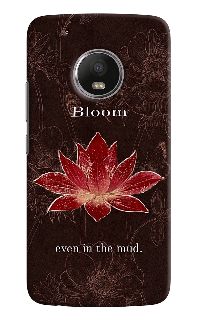 Bloom Moto G5 plus Hard Case Back Cover by Casekaro