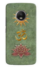 Om & Lotus Moto G5 plus Back Cover