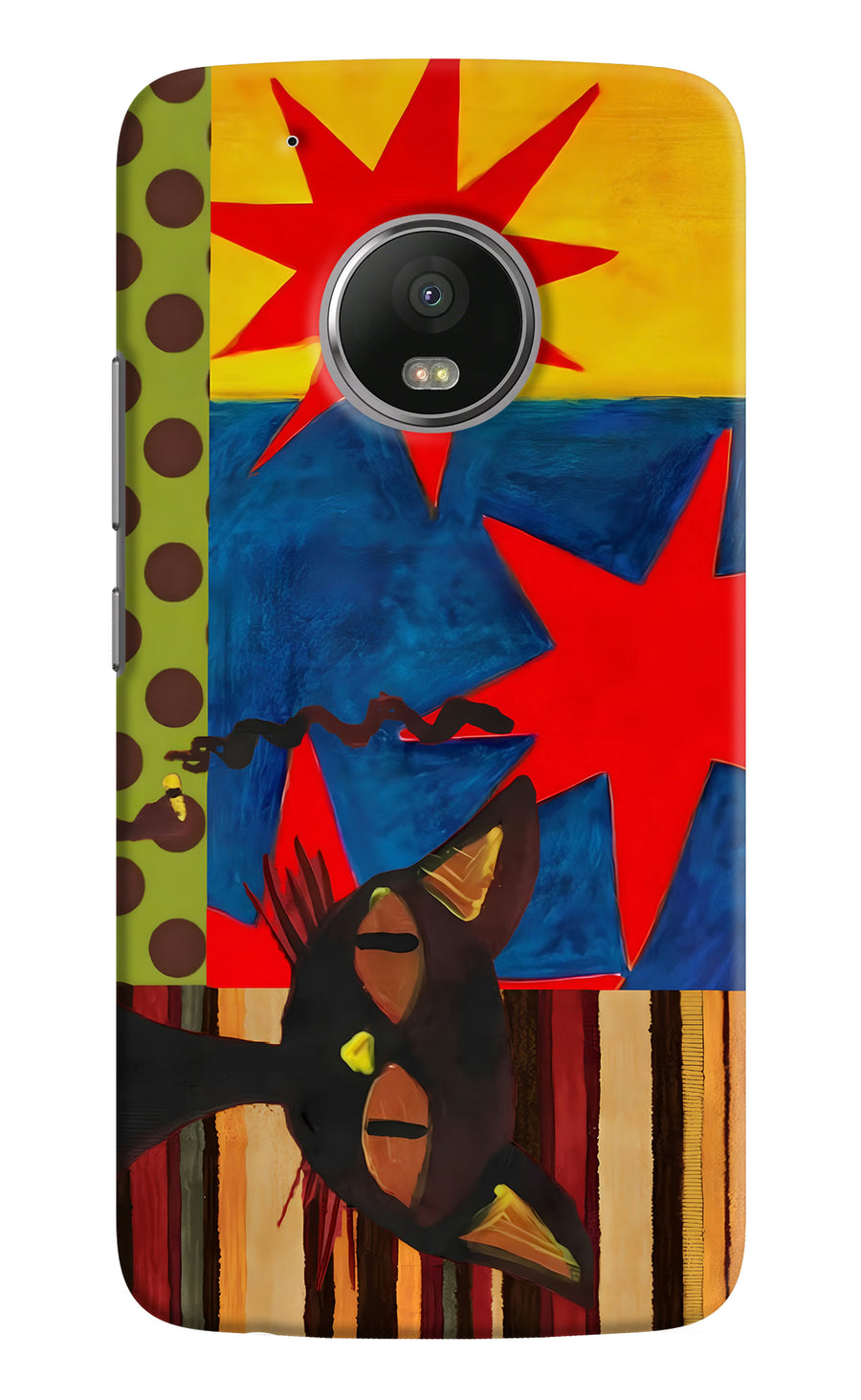 Pop Cat Moto G5 plus Back Cover, Hard case