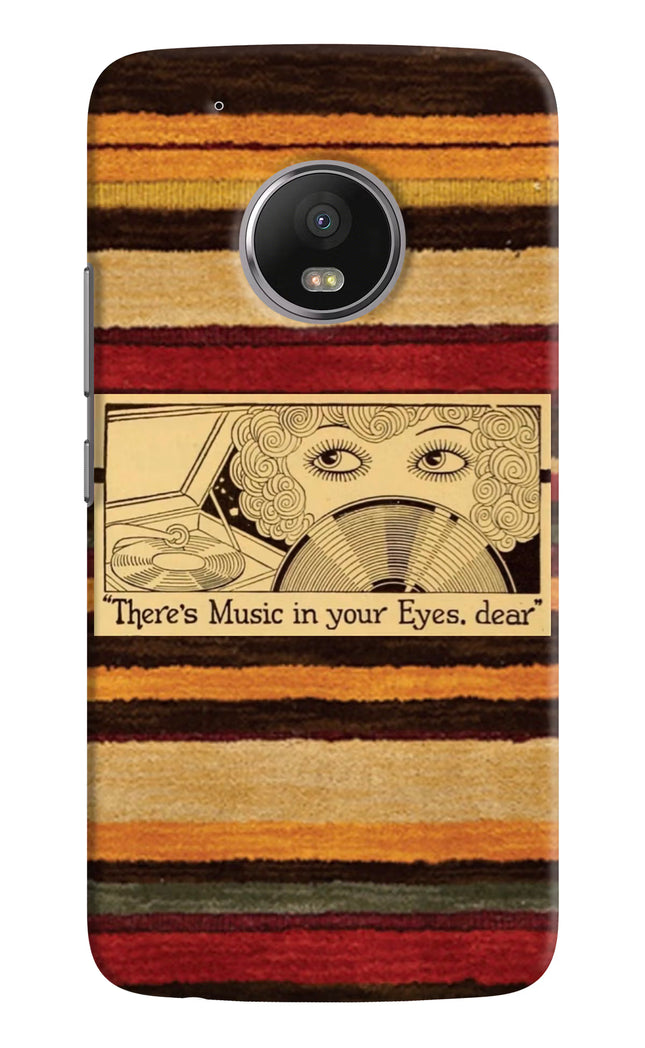 Vinyl Stripes Moto G5 plus Hard Case Back Cover by Casekaro