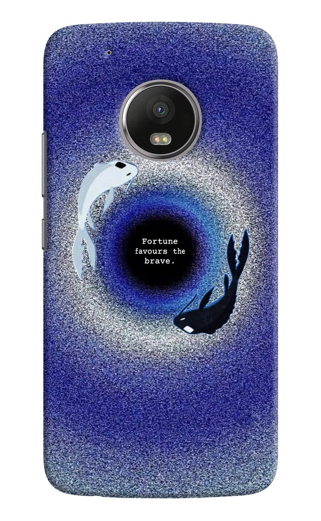 Dark Koi Moto G5 plus Hard Case Back Cover by Casekaro