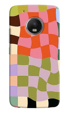 Wavy Grid Moto G5 plus Hard Case Back Cover by Casekaro