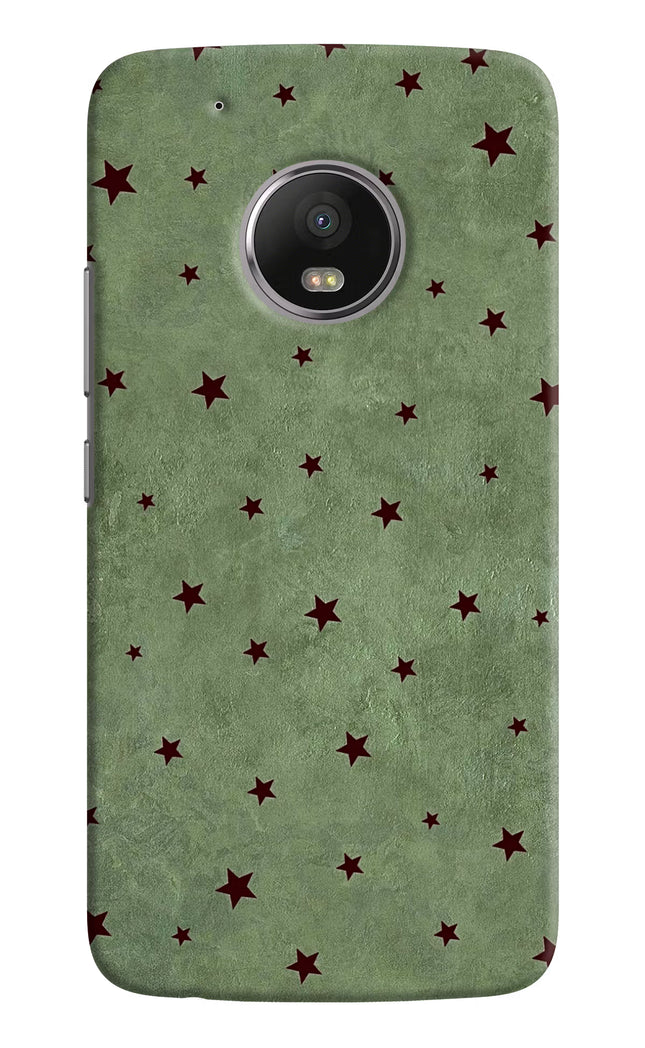 Green Stars Moto G5 plus Hard Case Back Cover by Casekaro