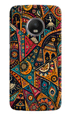 Folk Print Moto G5 plus Back Cover