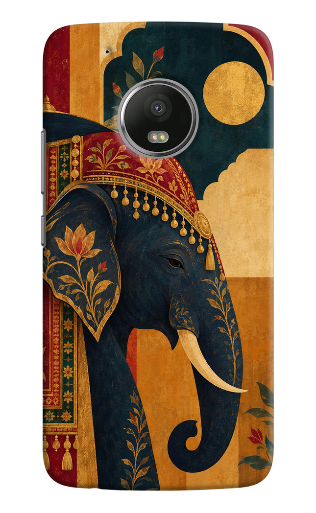 Royal Elephant Moto G5 plus Hard Case Back Cover by Casekaro