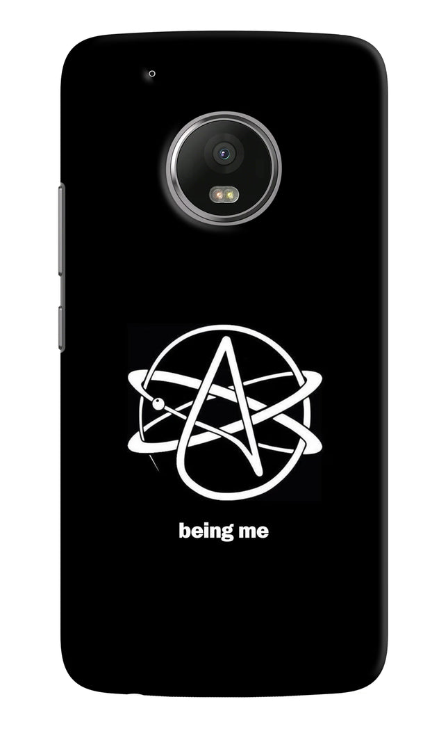 Atheist Symbol Moto G5 plus Hard Case Back Cover by Casekaro