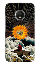 Cosmic Flower Moto G5 plus Hard Case Back Cover by Casekaro