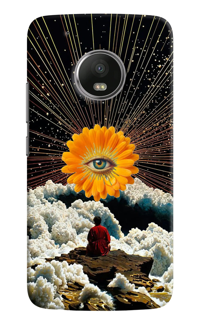 Cosmic Flower Moto G5 plus Hard Case Back Cover by Casekaro
