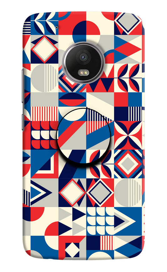 Colorful Pattern Moto G5 plus Pop Case by Casekaro