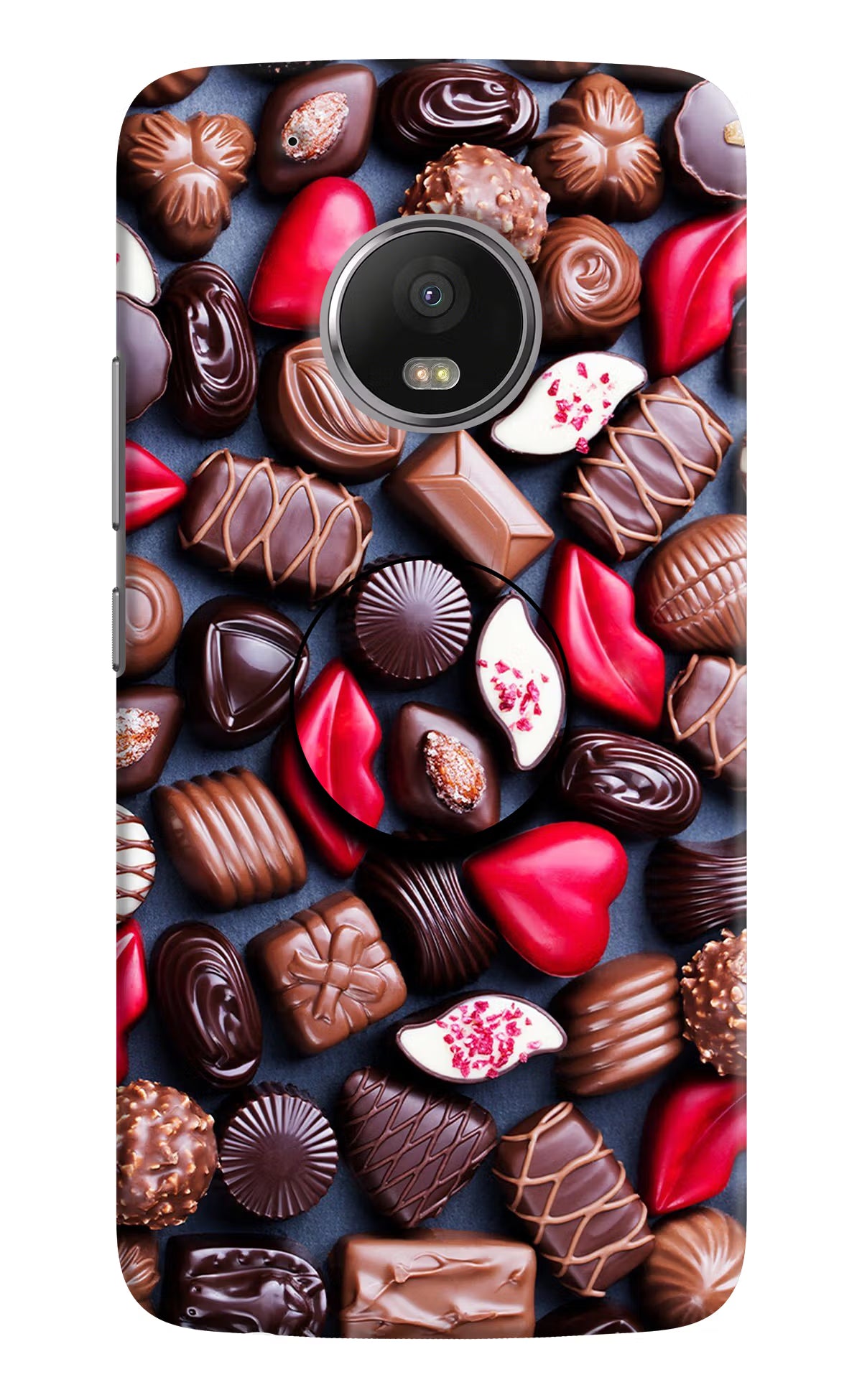 Chocolates Moto G5 plus Pop Case by Casekaro
