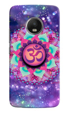 Om Purple Moto G5 plus Pop Case by Casekaro