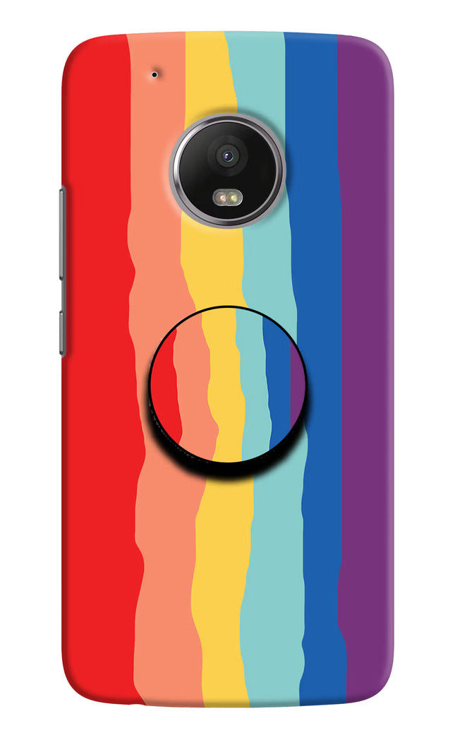 Rainbow Moto G5 plus Pop Case by Casekaro