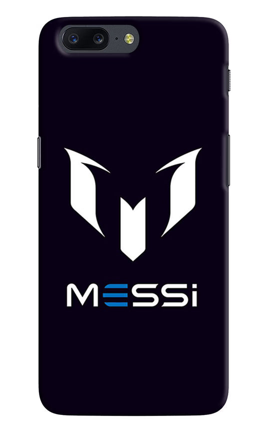 Messi Logo Oneplus 5 Hard Case Back Cover by Casekaro
