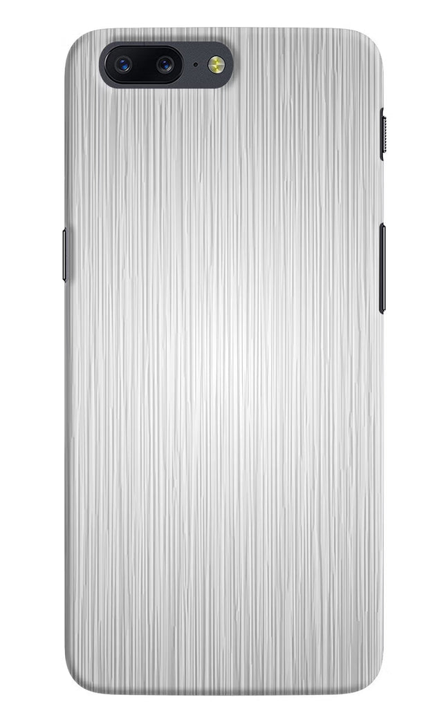 Wooden Grey Texture Oneplus 5 Hard Case Back Cover by Casekaro