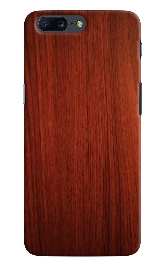 Wooden Plain Pattern Oneplus 5 Hard Case Back Cover by Casekaro