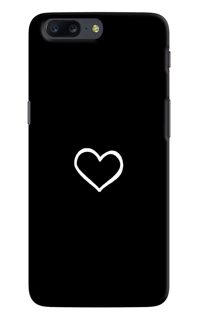 Heart Oneplus 5 Hard Case Back Cover by Casekaro