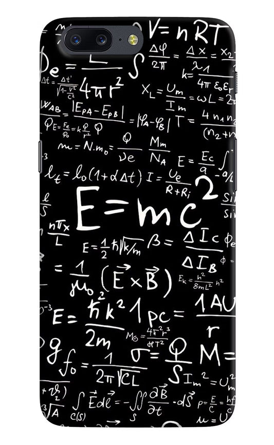 Physics Formula Oneplus 5 Hard Case Back Cover by Casekaro