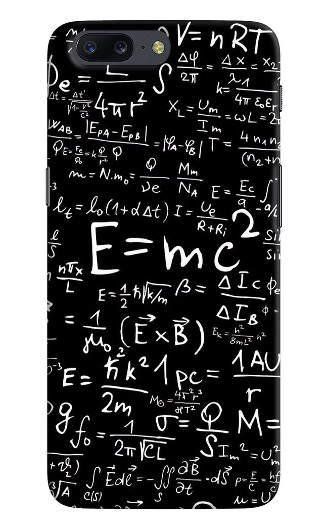 Physics Formula Oneplus 5 Hard Case Back Cover by Casekaro