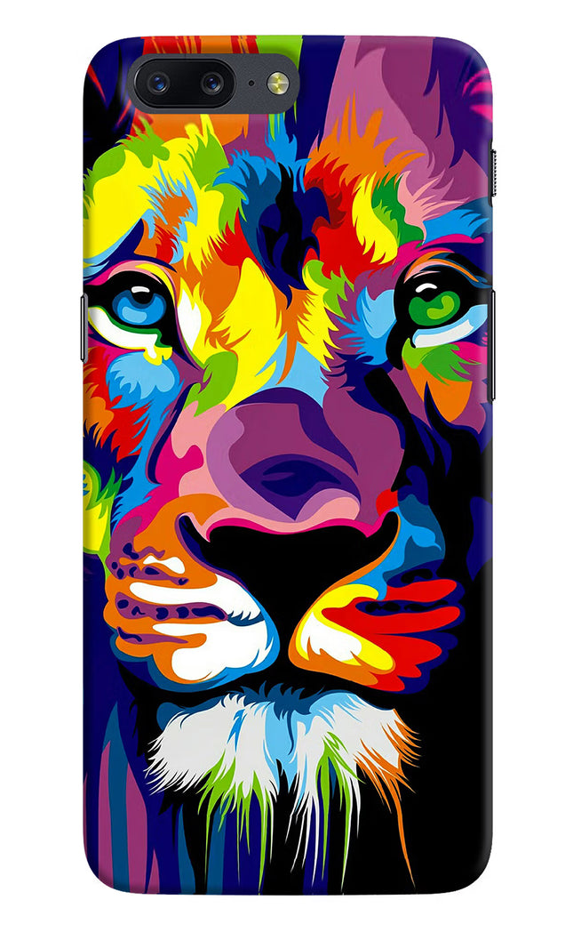 Lion Oneplus 5 Hard Case Back Cover by Casekaro