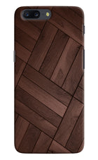 Wooden Texture Design Oneplus 5 Hard Case Back Cover by Casekaro