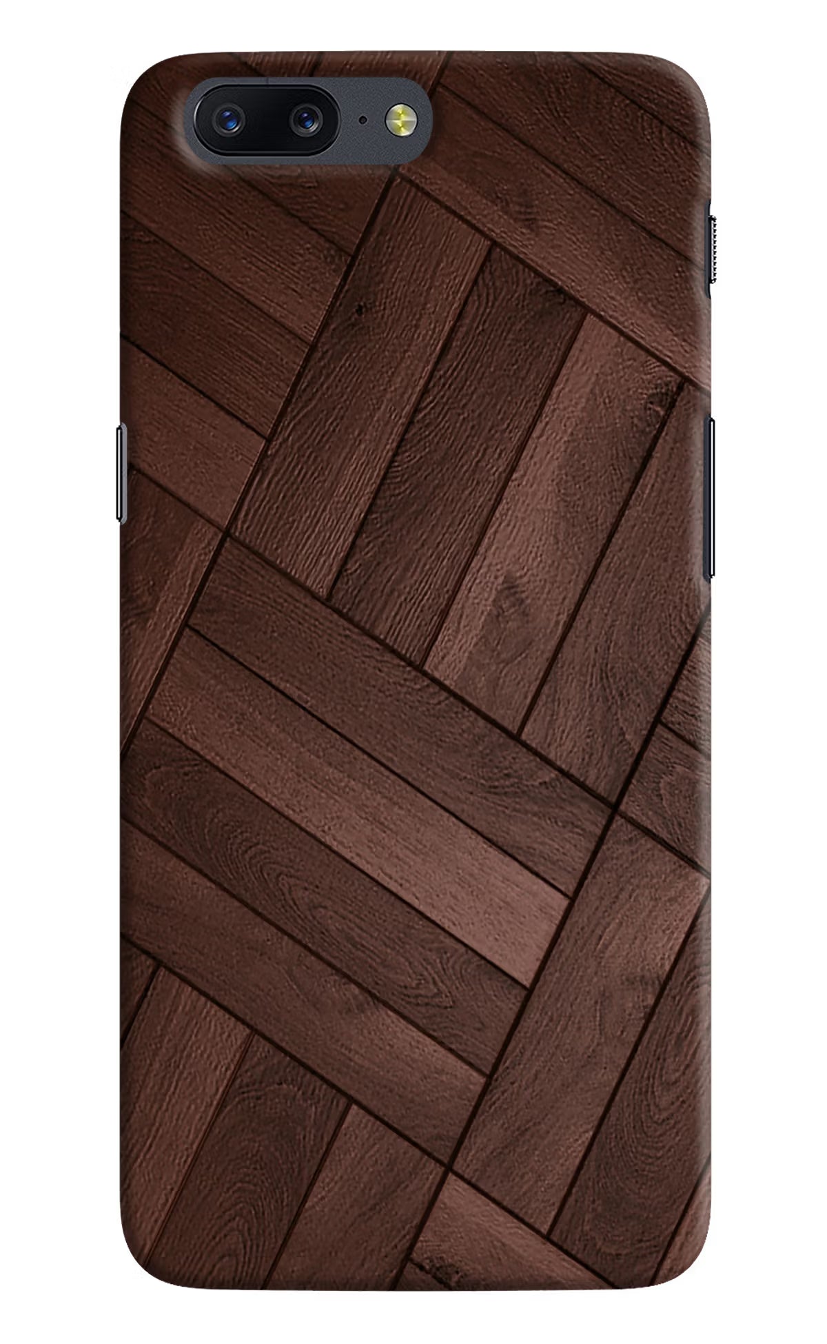 Wooden Texture Design Oneplus 5 Hard Case Back Cover by Casekaro