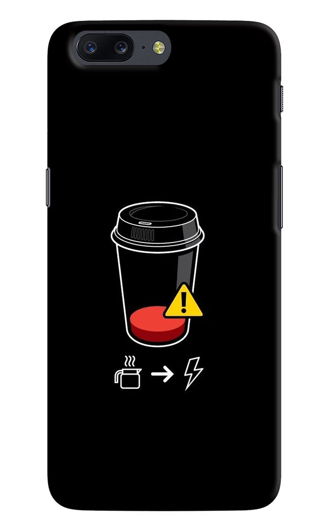 Coffee Oneplus 5 Hard Case Back Cover by Casekaro