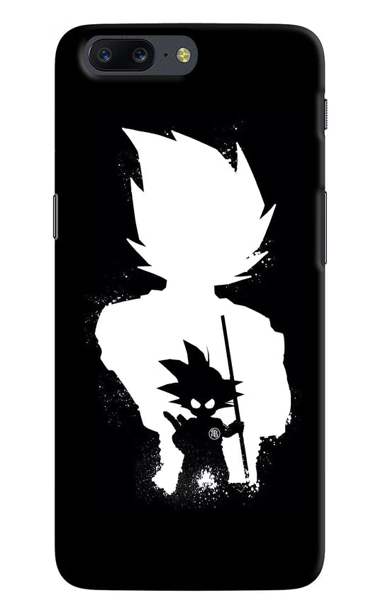 Goku Shadow Oneplus 5 Hard Case Back Cover by Casekaro