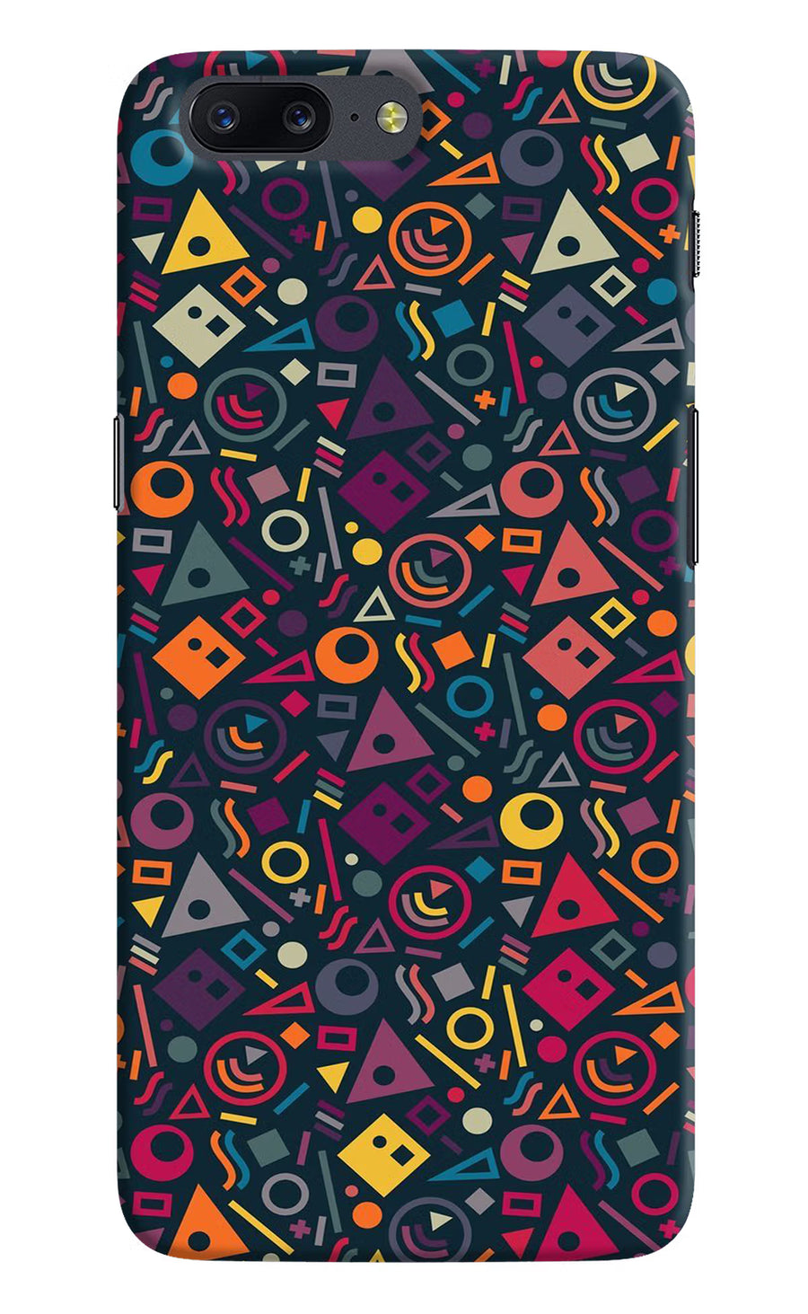 Geometric Abstract Oneplus 5 Back Cover, Hard case