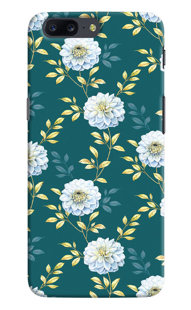 Flowers Oneplus 5 Hard Case Back Cover by Casekaro